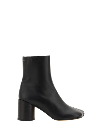 MM6 Maison Margiela Heeled Ankle Boots - Black