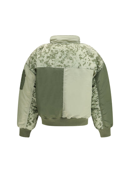 Alpha Industries N-2B Colorblock MOD Bomber Jacket - Forest Camo