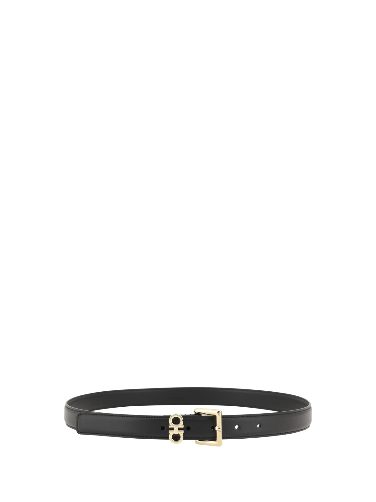 Ferragamo Gancini leather Belt - Black