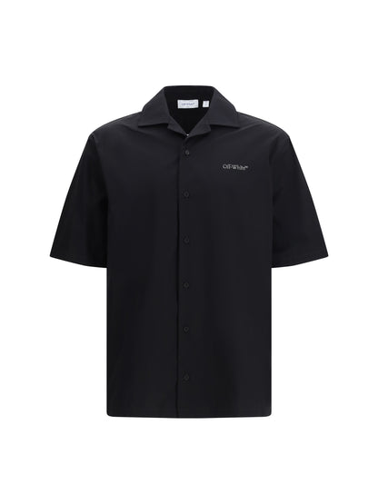 OFF-WHITE Metal Arrows Pop Bowling Shirt with short sleeves