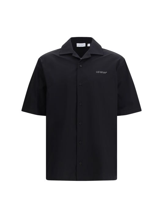 OFF-WHITE Metal Arrows Pop Bowling Shirt with short sleeves