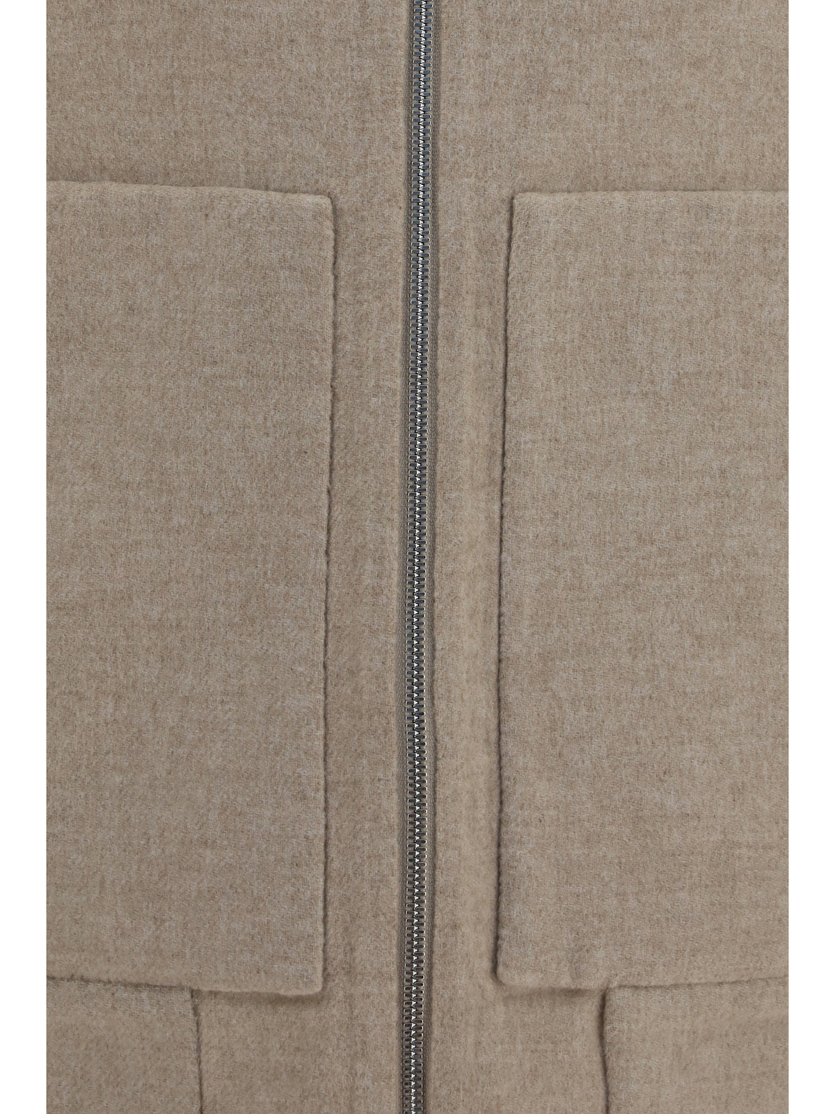 Brunello Cucinelli Double-face cashmere Jacket - Sand/Camel