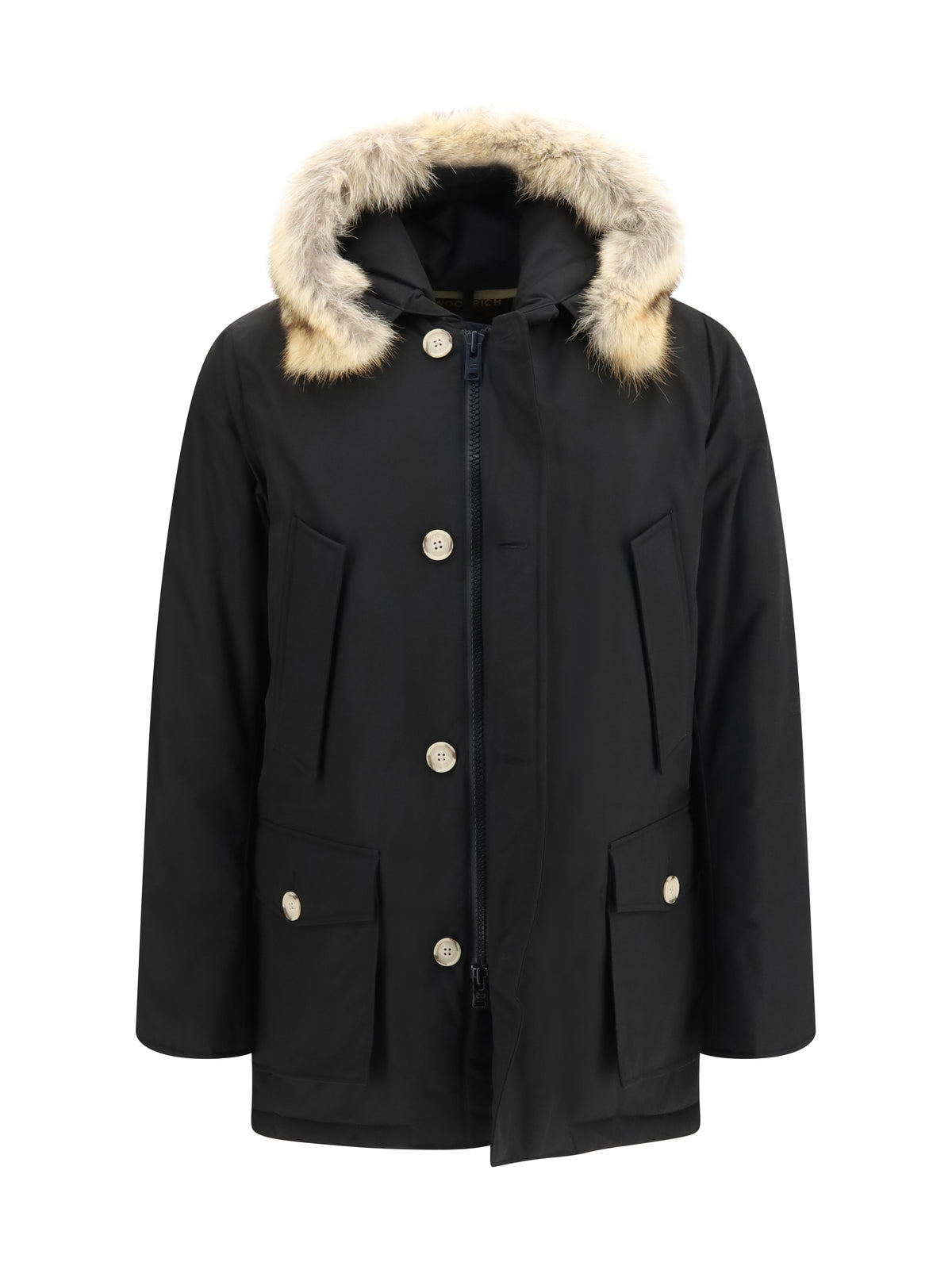 Woolrich Arctic Ramar Cloth Parka with removable fur - Black