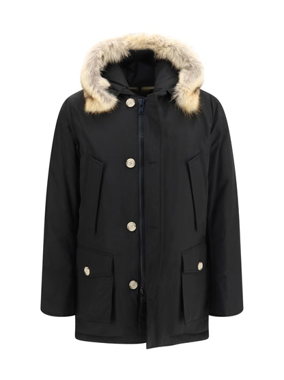 Woolrich Arctic Ramar Cloth Parka with removable fur - Black