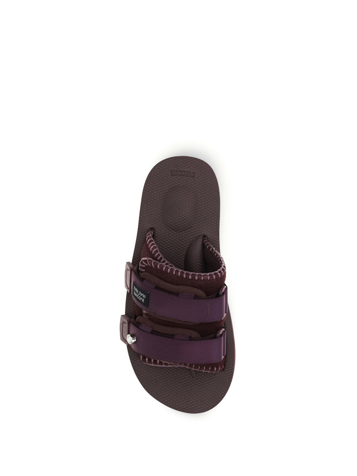 Forte_forte Double-strap Sandals - Grape