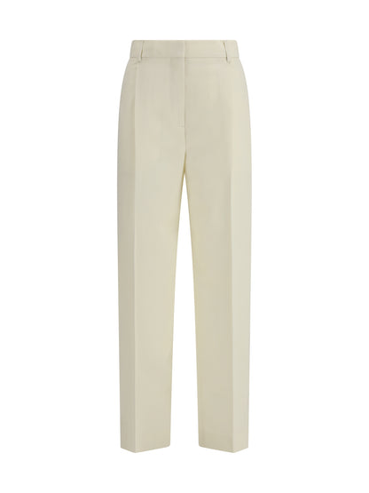 Toteme Straight Pants - Off-White