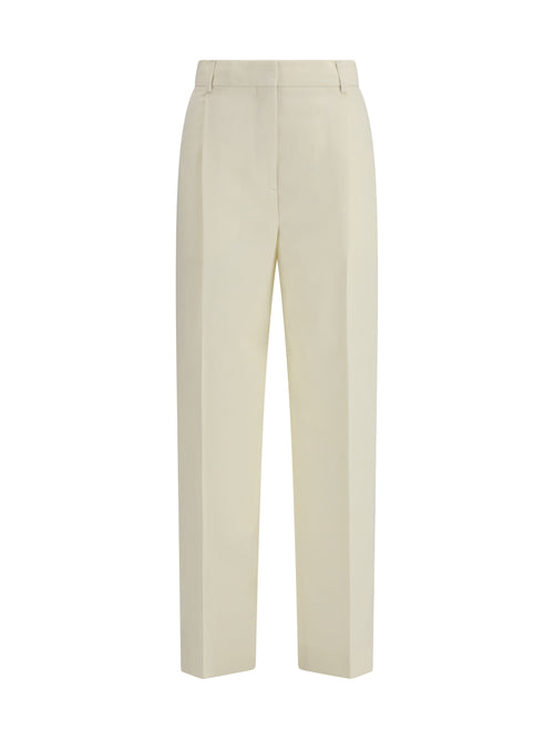 Toteme Straight Pants - Off-White