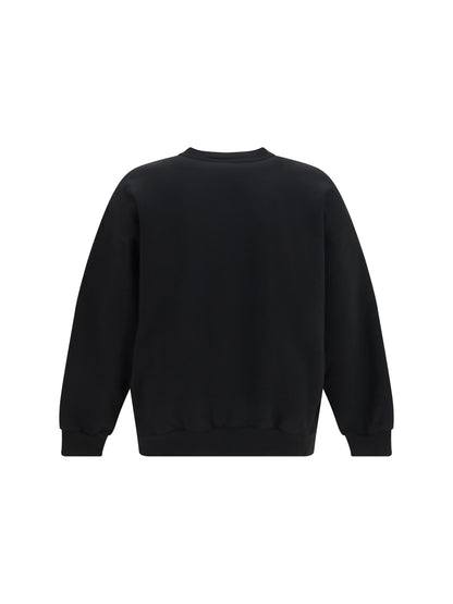 Balenciaga Printed cotton Sweatshirt - Black
