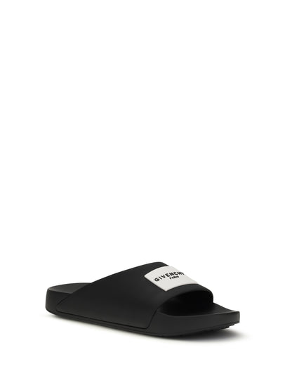GIVENCHY Rubber logo Slippers