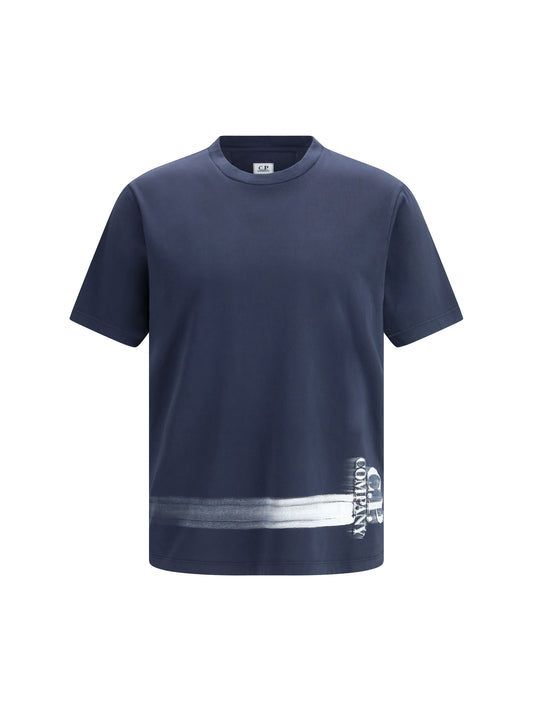 C.P. COMPANY 24/1 printed T-shirt