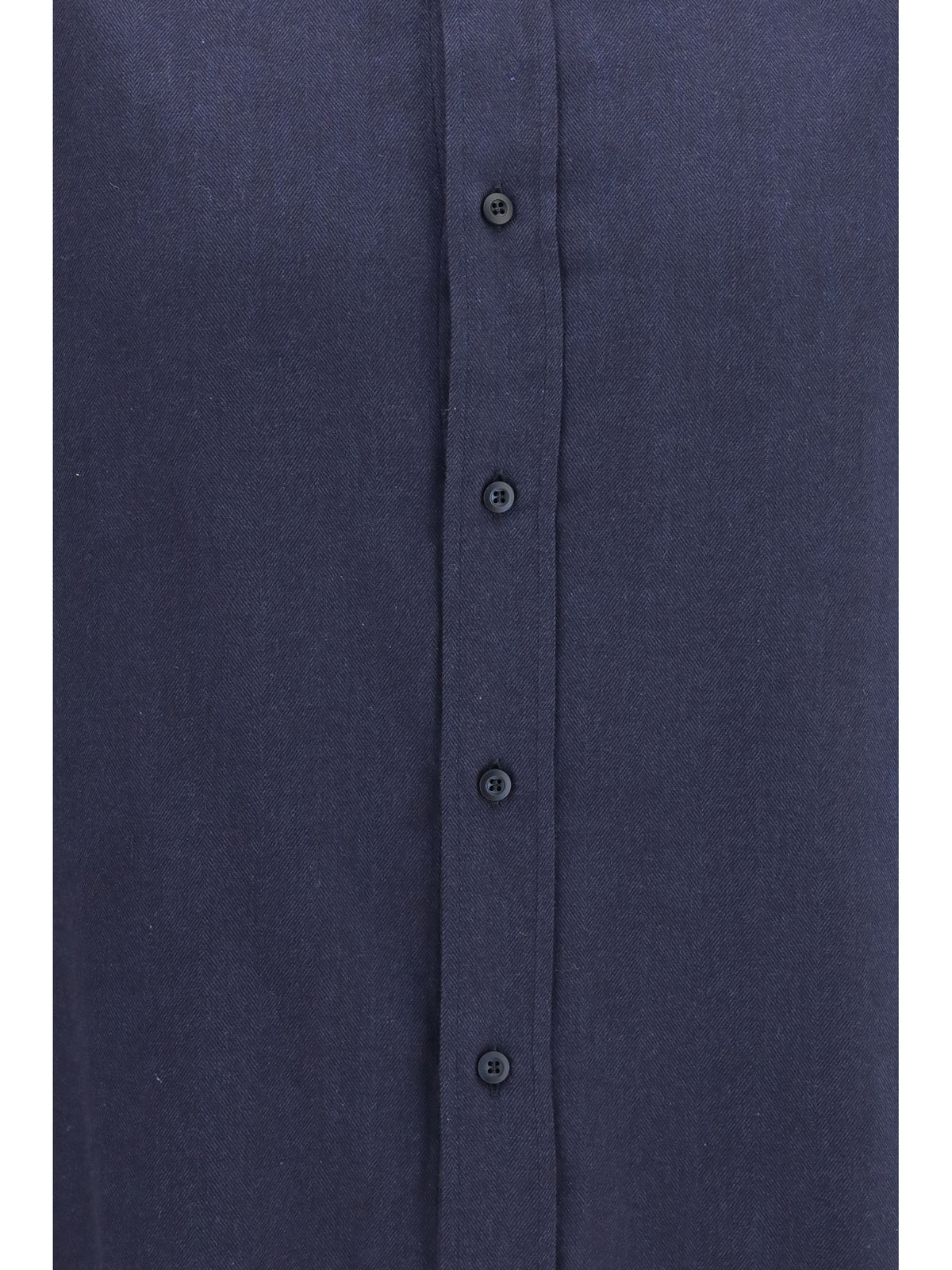 Brunello Cucinelli Cotton Shirt - Navy