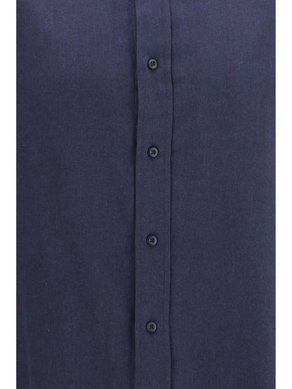 Brunello Cucinelli Cotton Shirt - Navy