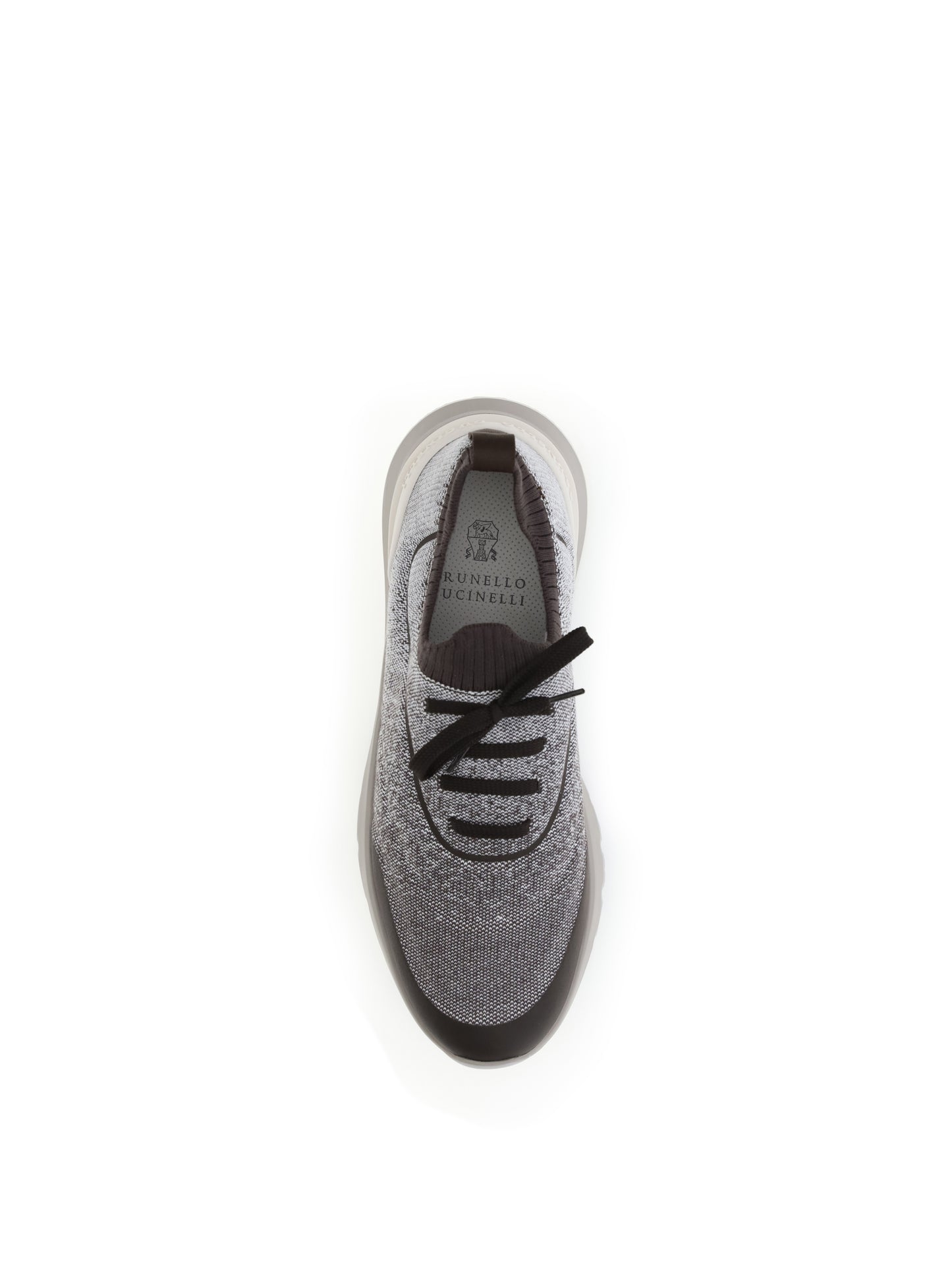 BRUNELLO CUCINELLI Techno cotton knit Sneakers runners