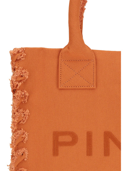 PINKO Canvas Tote Bag