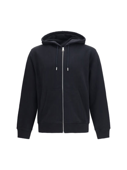 GIVENCHY Photographic Negative print fleece zip Hoodie