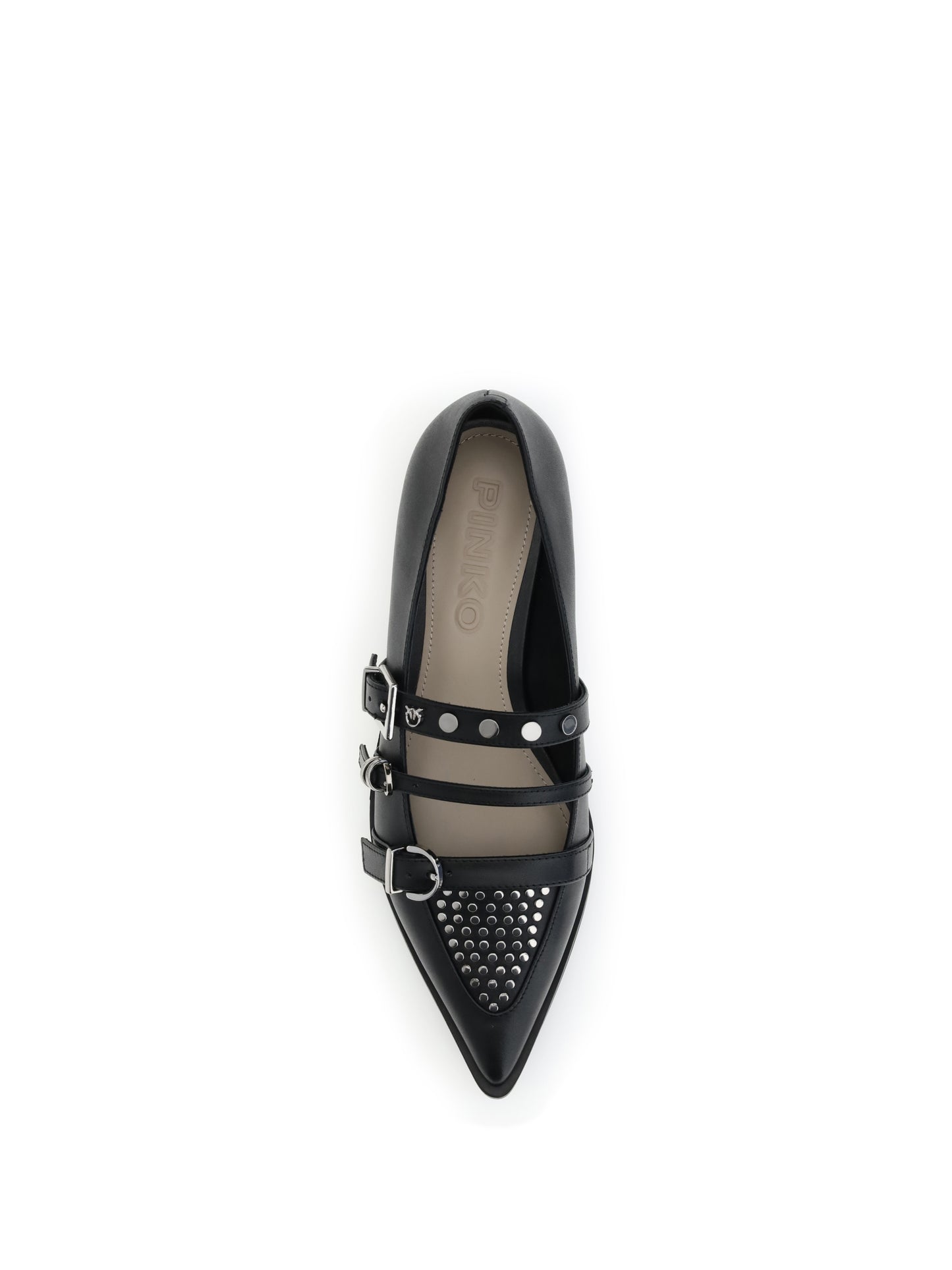 PINKO Studded Ballerinas