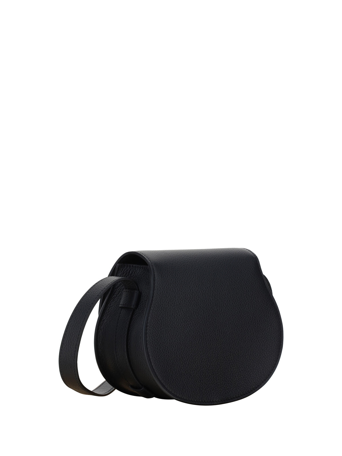 Chloé Small Marcie leather Shoulder Bag - Black
