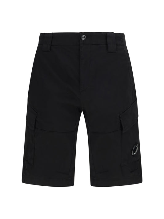 C.P. COMPANY Sateen Stretch cargo Bermuda Shorts