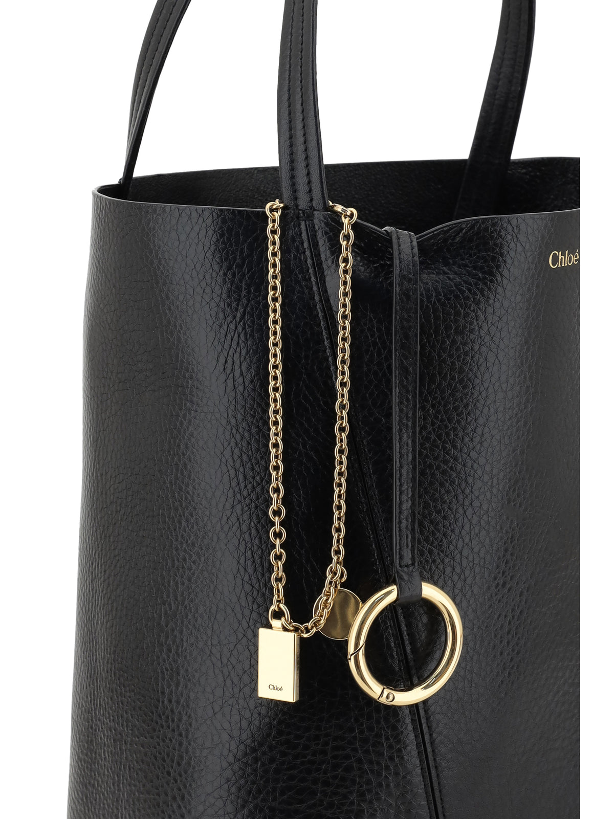 Chloé Spin Shoulder Bag - Black