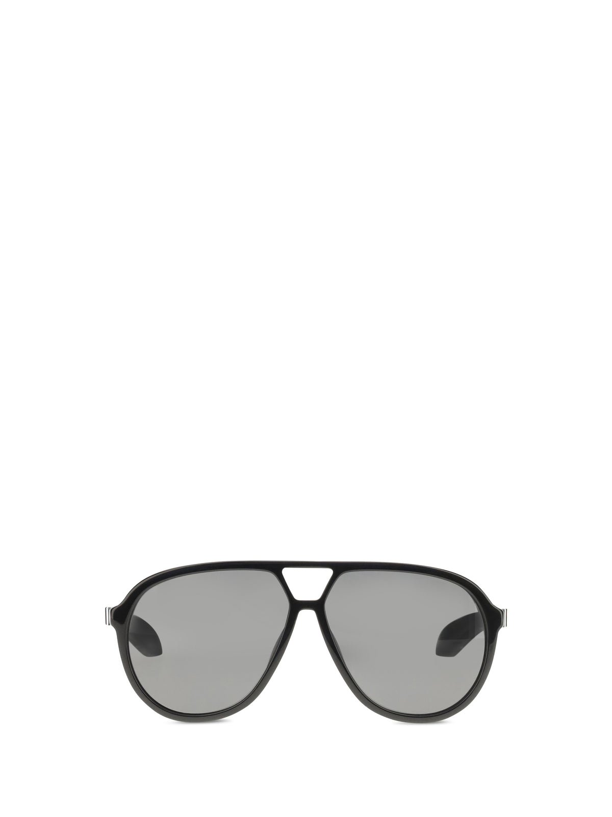 Alexander McQueen Navigator Sunglasses - Black-Gr.White-Black