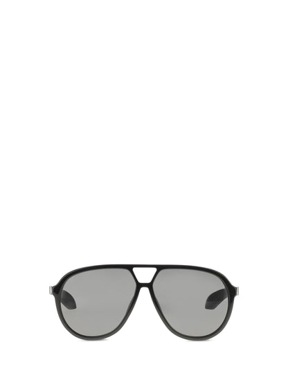 Alexander McQueen Navigator Sunglasses - Black-Gr.White-Black