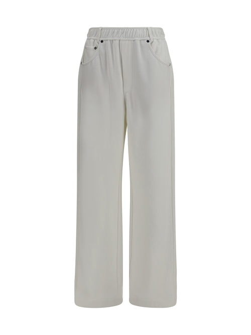 Brunello Cucinelli Track Pants - White