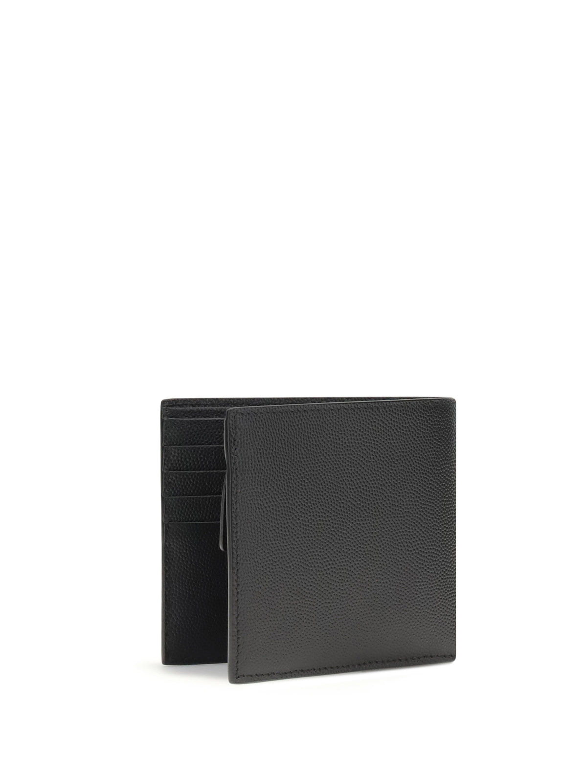 Saint Laurent Leather Wallet - Black