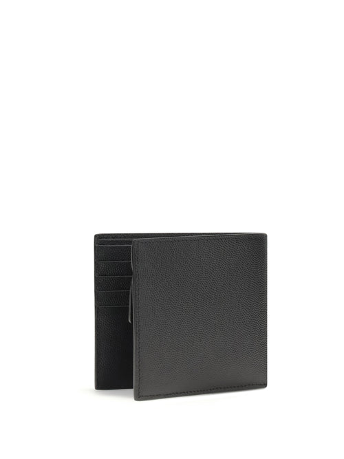 Saint Laurent Leather Wallet - Black