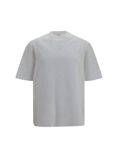 Casablanca Oversized all-over monogram T-shirt - White