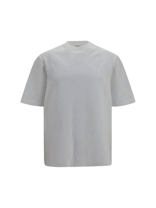 Casablanca Oversized all-over monogram T-shirt - White