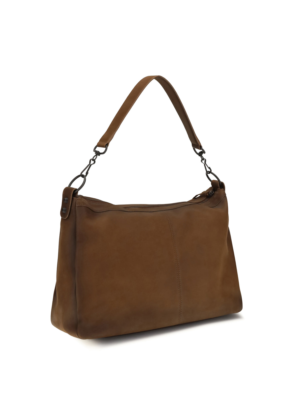 Balenciaga Medium Le City Moto Shoulder Bag - Caramel