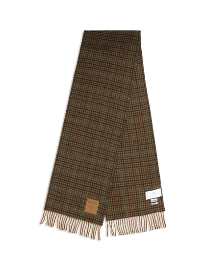Ganni Small check wool Scarf - Multicolour