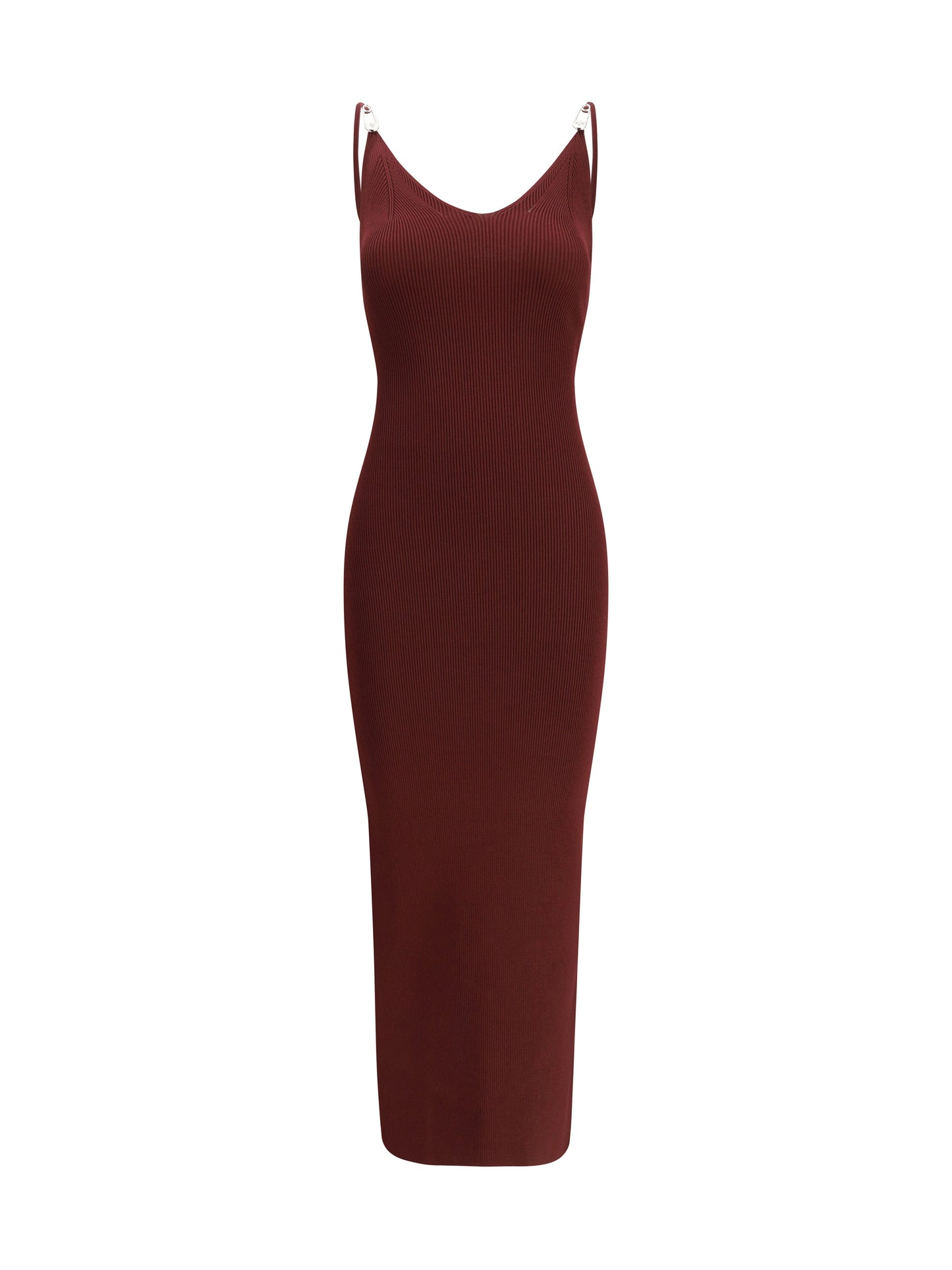 VERSACE Safety Pin Slip Midi Dress