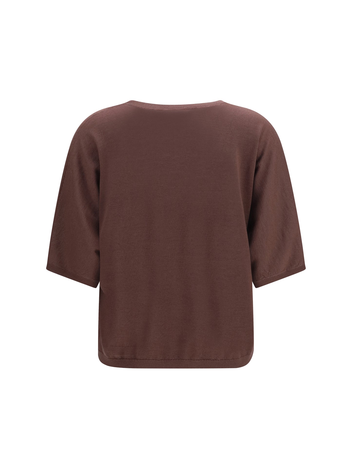 BRUNELLO CUCINELLI Short-sleeve cashmere and silk Sweater