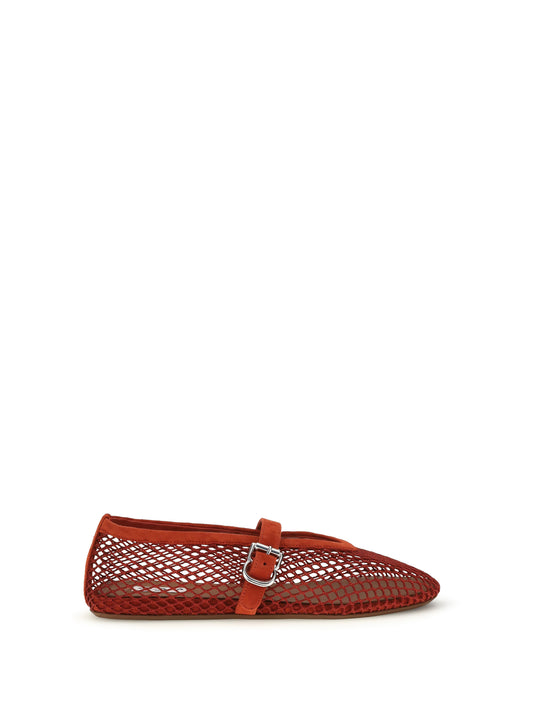 ALAÏA Mesh Ballerinas