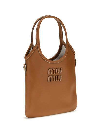 Miu Miu Ivy Handbag - Cognac