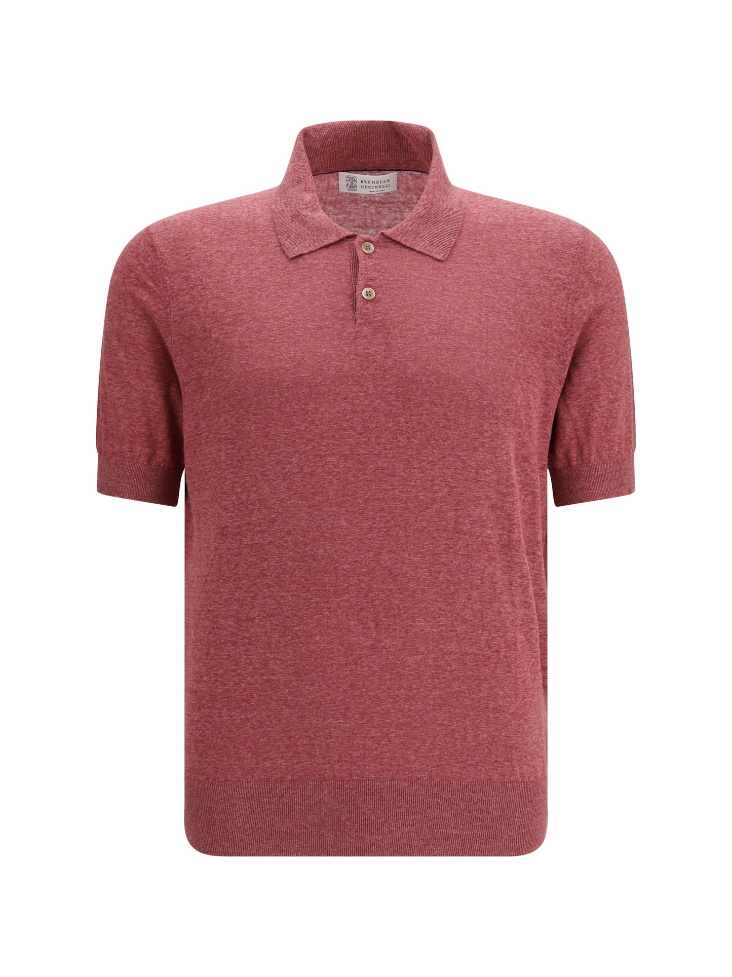 BRUNELLO CUCINELLI Linen and silk Polo Shirt