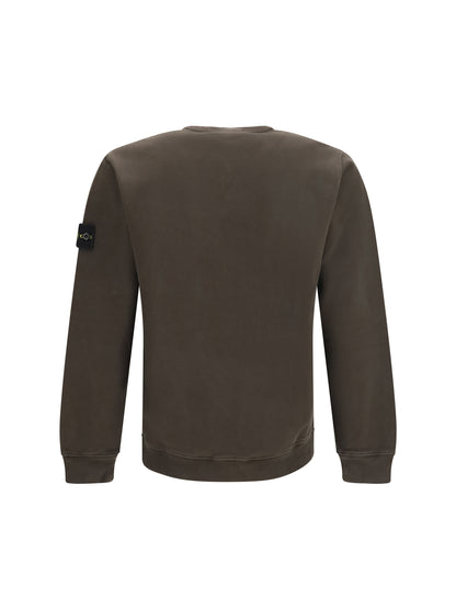 Stone Island Crewneck cotton Sweatshirt - Coal Grey