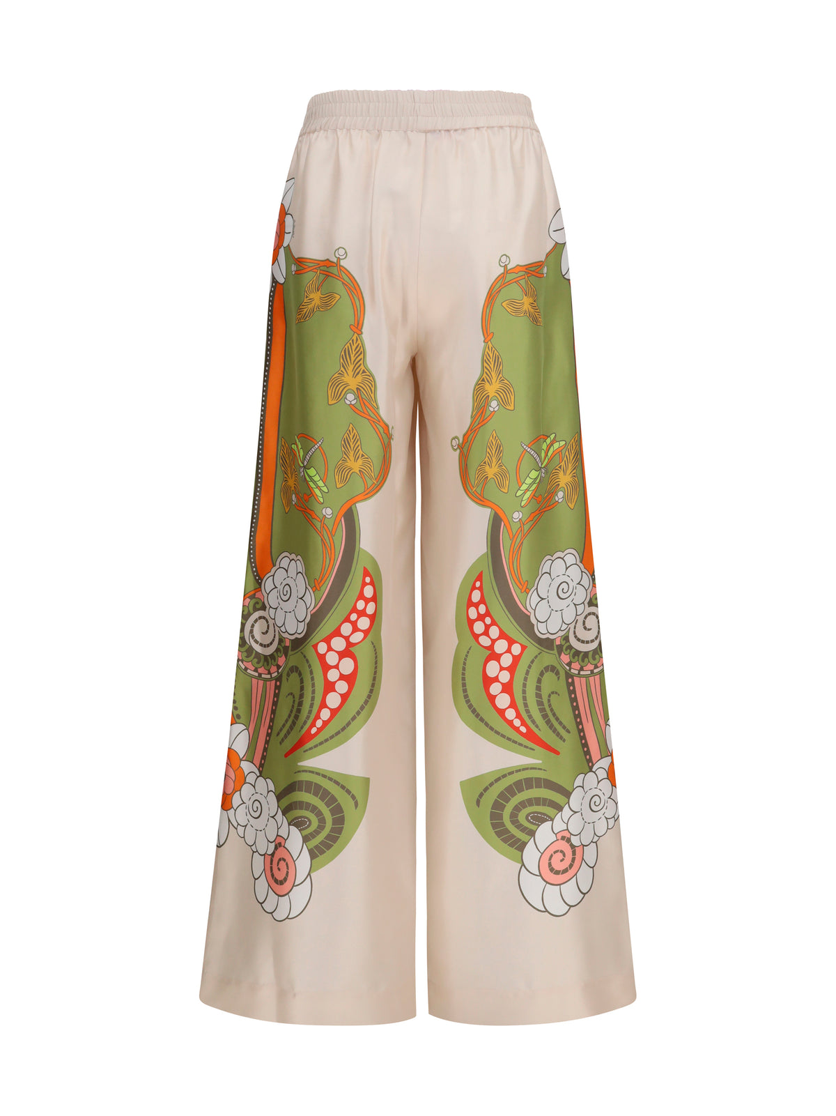 La Double J Printed silk palazzo Pants - Ambrosia Placée