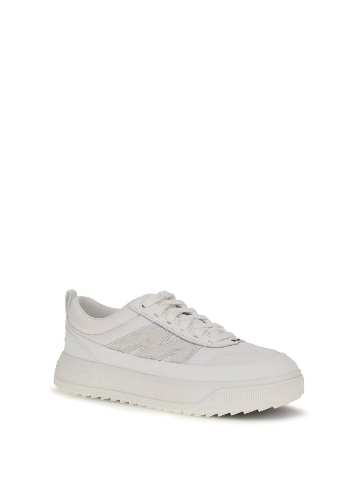 Moncler Altive Sneakers in suede and nubuck - White
