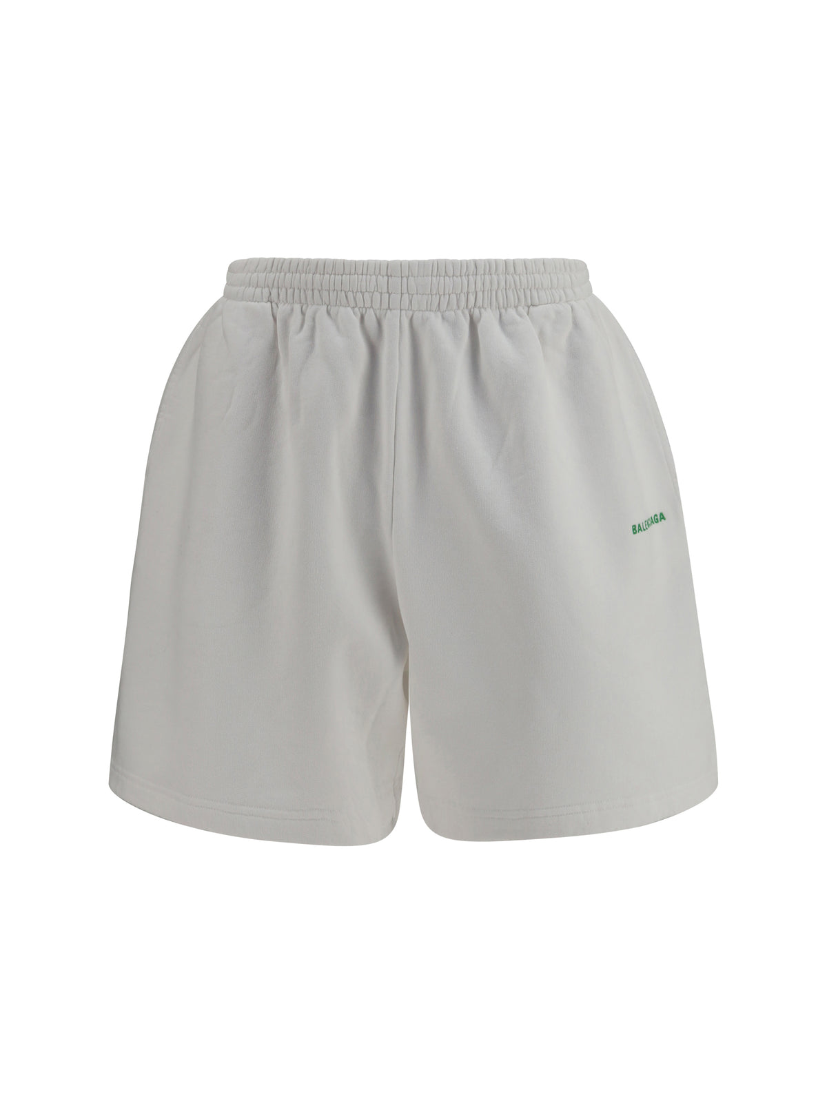 Balenciaga Bodies cotton Shorts - White/Apple Green