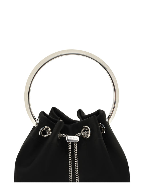 Jimmy Choo Bon Bon Bucket Bag - Black/Silver