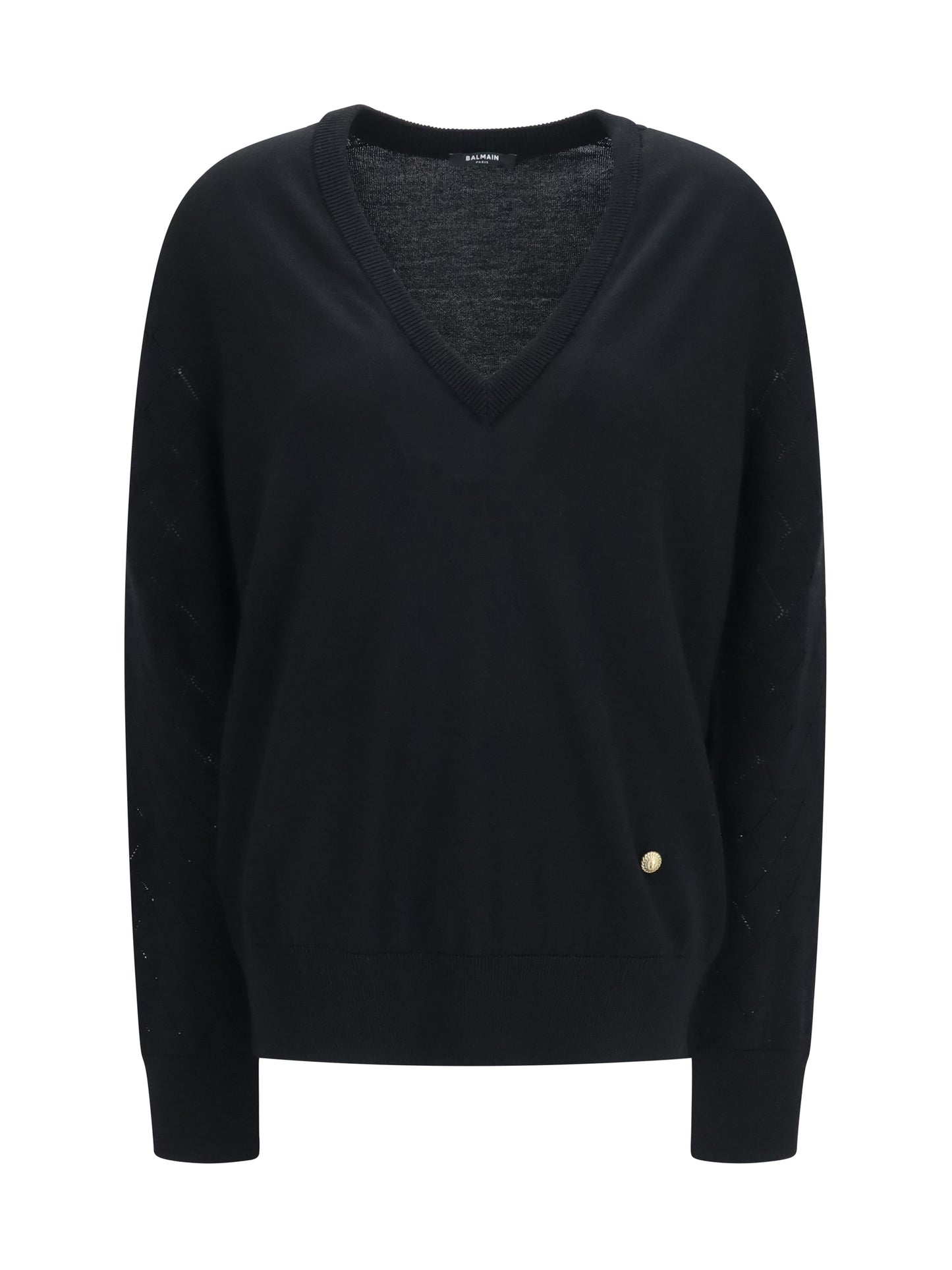 BALMAIN V-neck Sweater