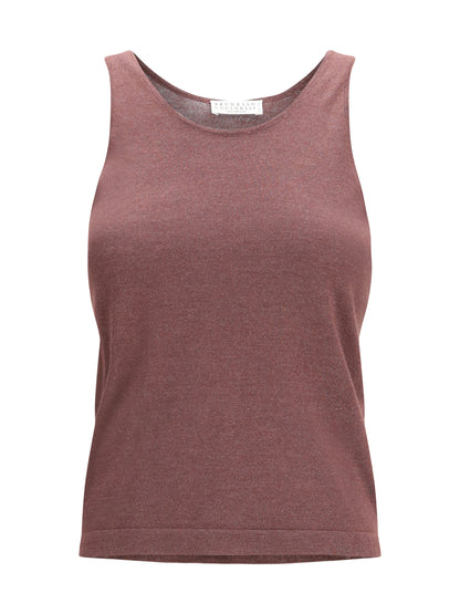 BRUNELLO CUCINELLI Sparkling knit Tank Top