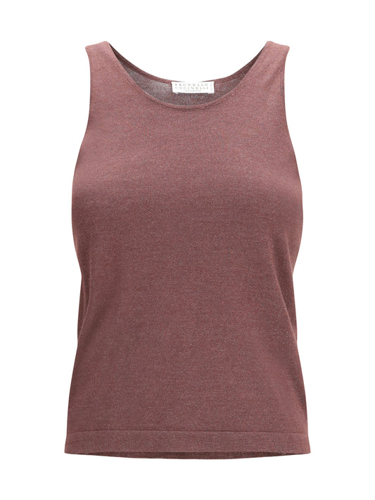 BRUNELLO CUCINELLI Sparkling knit Tank Top