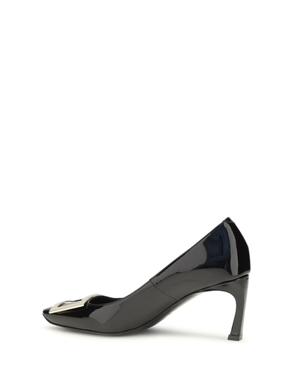 Roger Vivier Patent leather Trompette Pumps - Black