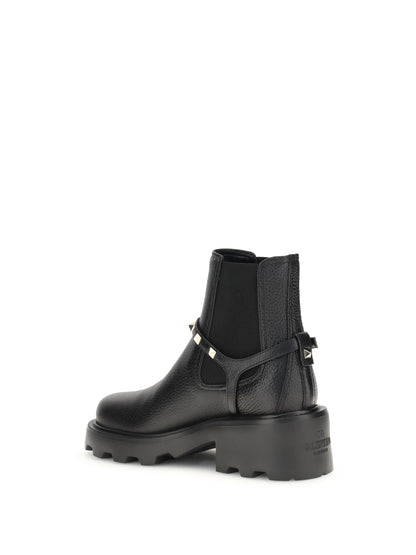VALENTINO GARAVANI Leather Ankle Boots
