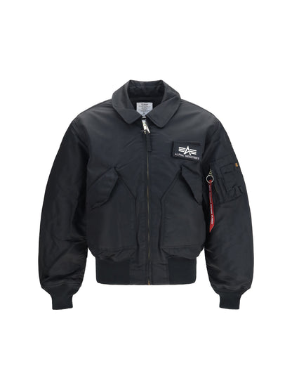 Alpha Industries CWU-45 Heritage Bomber Jacket - Black