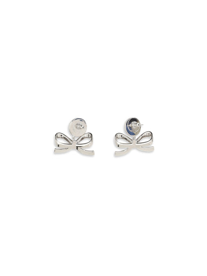 SELF-PORTRAIT Pearl bow drop Earrings
