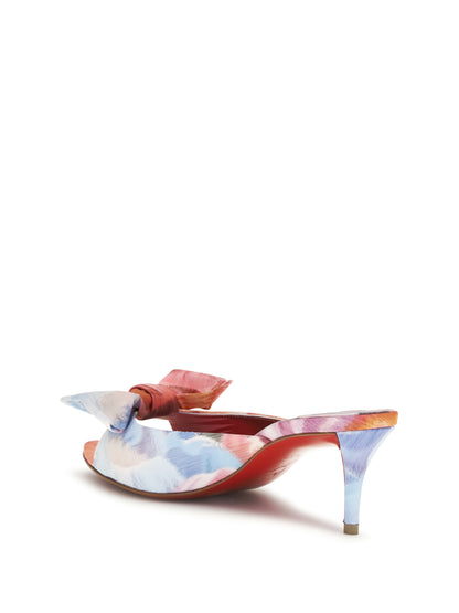 CHRISTIAN LOUBOUTIN Mulazee Peony-Print Mules